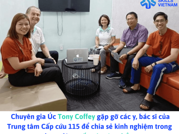 Chuyên gia Tony Coffey chia sẻ kinh nghiệm cho các bác sĩ 115 về cấp cứu trầm cảm